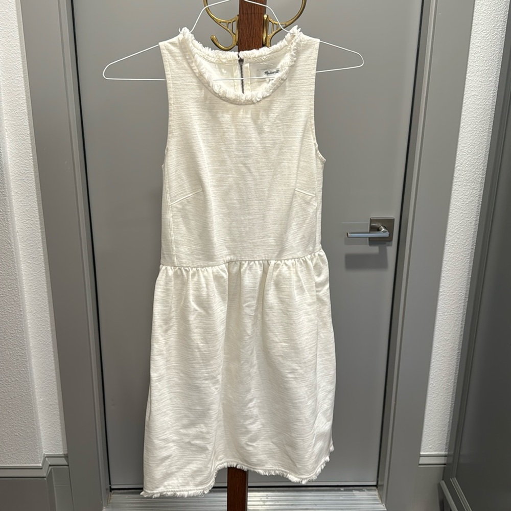 Madewell white dress, size small.
